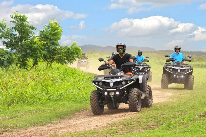 ATV trail riding