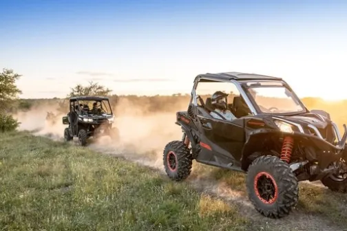 a tractor parked in the dirt